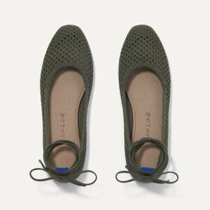 Rothy’s Vert The Square Wrap Around Mesh Convertible Ballet Flat Brand New